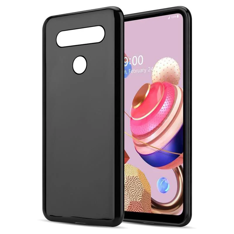 Cadorabo Hülle kompatibel mit LG K50S Schutzhülle aus flexiblem TPU Silikon