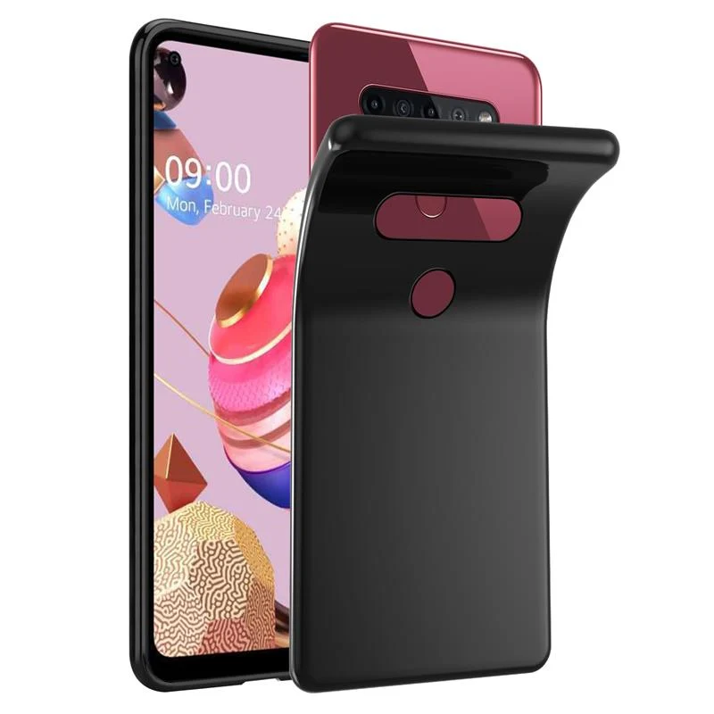 Cadorabo Hülle kompatibel mit LG K50S Schutzhülle aus flexiblem TPU Silikon
