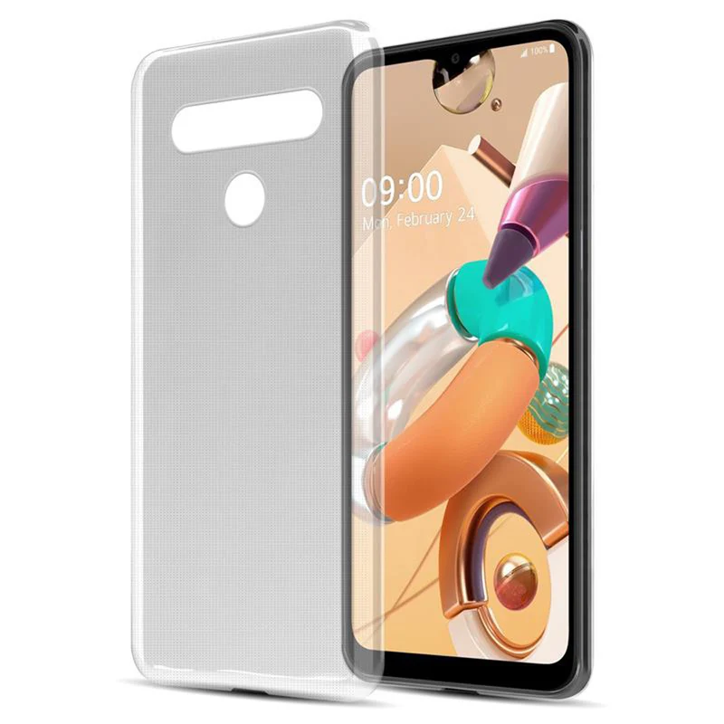 Cadorabo Hülle kompatibel mit LG K41S Schutzhülle aus flexiblem TPU Silikon