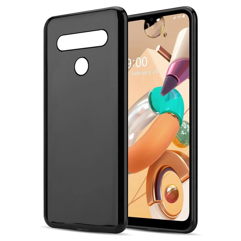 Cadorabo Hülle kompatibel mit LG K41S Schutzhülle aus flexiblem TPU Silikon