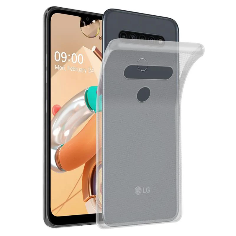 Cadorabo Hülle kompatibel mit LG K41S Schutzhülle aus flexiblem TPU Silikon