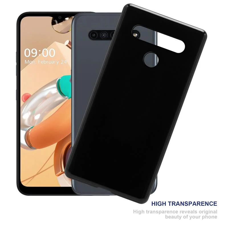 Cadorabo Hülle kompatibel mit LG K41S Schutzhülle aus flexiblem TPU Silikon