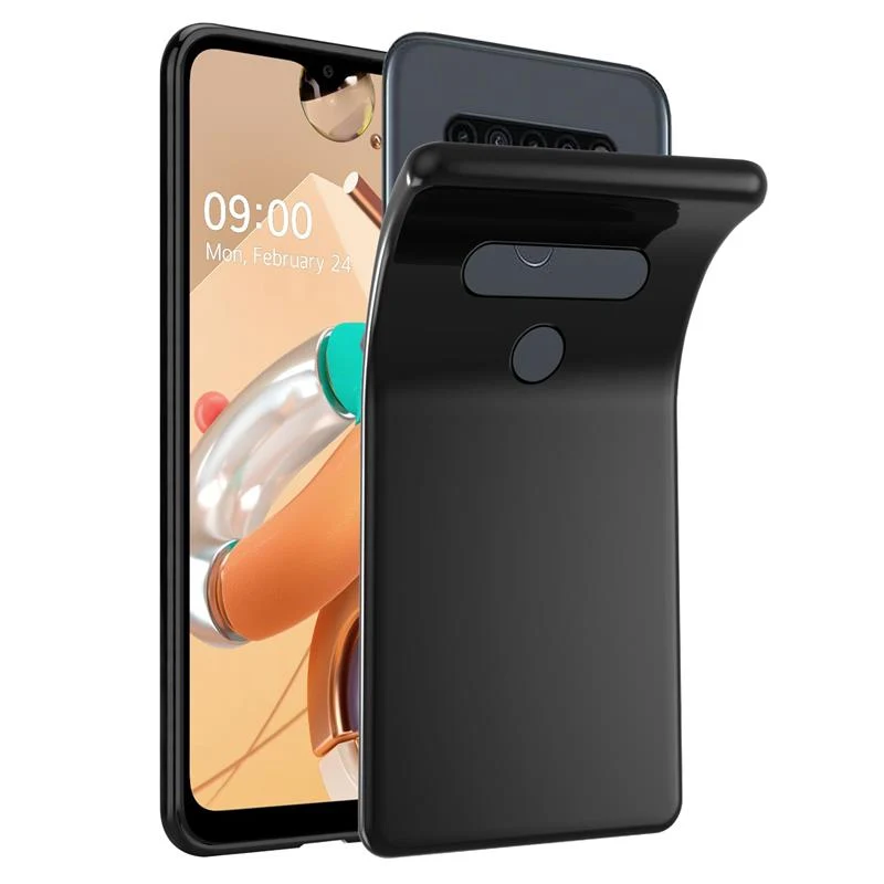 Cadorabo Hülle kompatibel mit LG K41S Schutzhülle aus flexiblem TPU Silikon