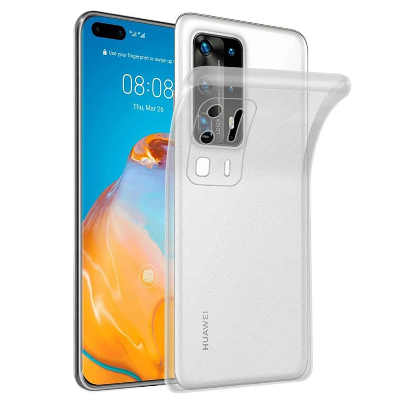 Cadorabo Hülle kompatibel mit Huawei P40 PRO / P40 PRO+ Schutzhülle aus flexiblem TPU Silikon