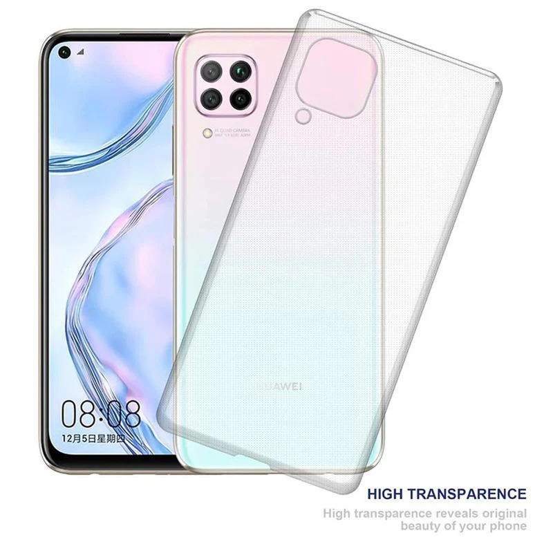 Cadorabo Hülle kompatibel mit Huawei NOVA 6 SE / P40 LITE / NOVA 7i Schutzhülle aus flexiblem TPU Silikon