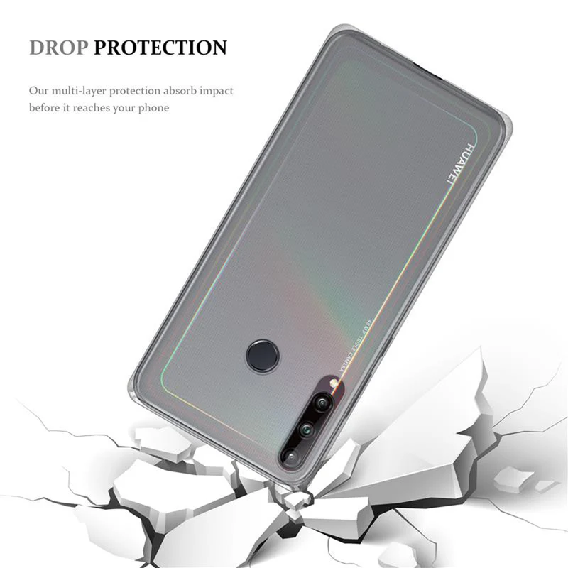 Cadorabo Hülle kompatibel mit Huawei P40 LITE E Schutzhülle aus flexiblem TPU Silikon