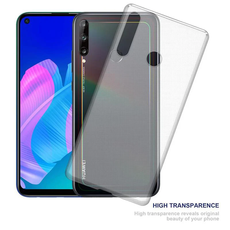 Cadorabo Hülle kompatibel mit Huawei P40 LITE E Schutzhülle aus flexiblem TPU Silikon