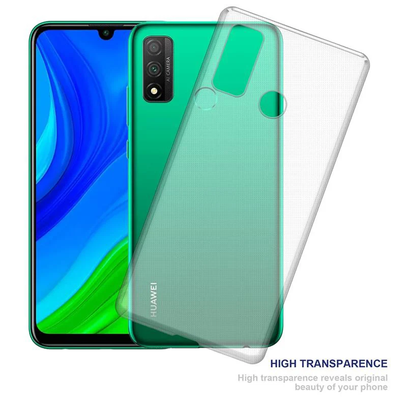 Cadorabo Hülle kompatibel mit Huawei P SMART 2020 Schutzhülle aus flexiblem TPU Silikon