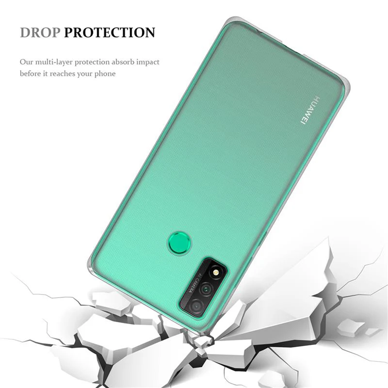Cadorabo Hülle kompatibel mit Huawei P SMART 2020 Schutzhülle aus flexiblem TPU Silikon