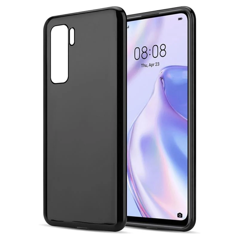 Cadorabo Hülle kompatibel mit Huawei NOVA 7 SE Schutzhülle aus flexiblem TPU Silikon