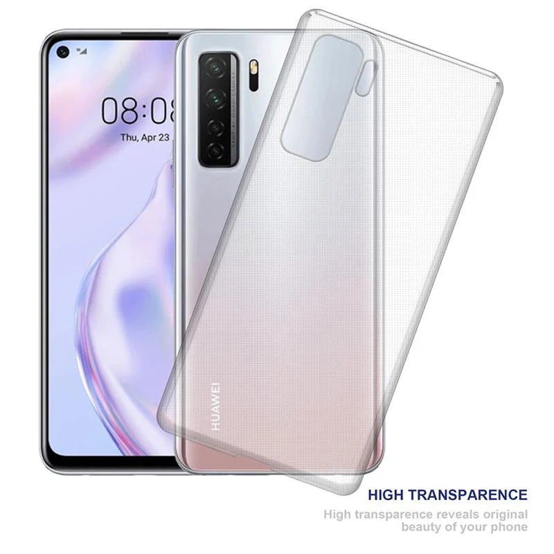 Cadorabo Hülle kompatibel mit Huawei NOVA 7 SE Schutzhülle aus flexiblem TPU Silikon