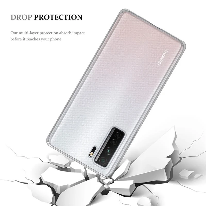 Cadorabo Hülle kompatibel mit Huawei NOVA 7 SE Schutzhülle aus flexiblem TPU Silikon