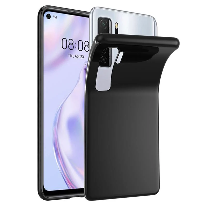 Cadorabo Hülle kompatibel mit Huawei NOVA 7 SE Schutzhülle aus flexiblem TPU Silikon