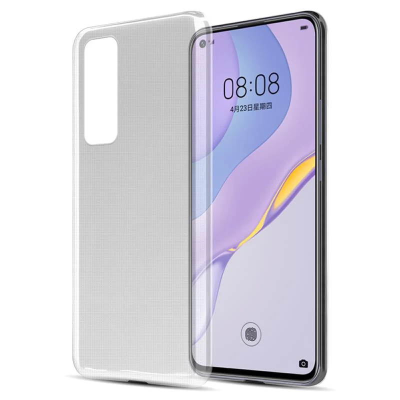 Cadorabo Hülle kompatibel mit Huawei NOVA 7 5G Schutzhülle aus flexiblem TPU Silikon