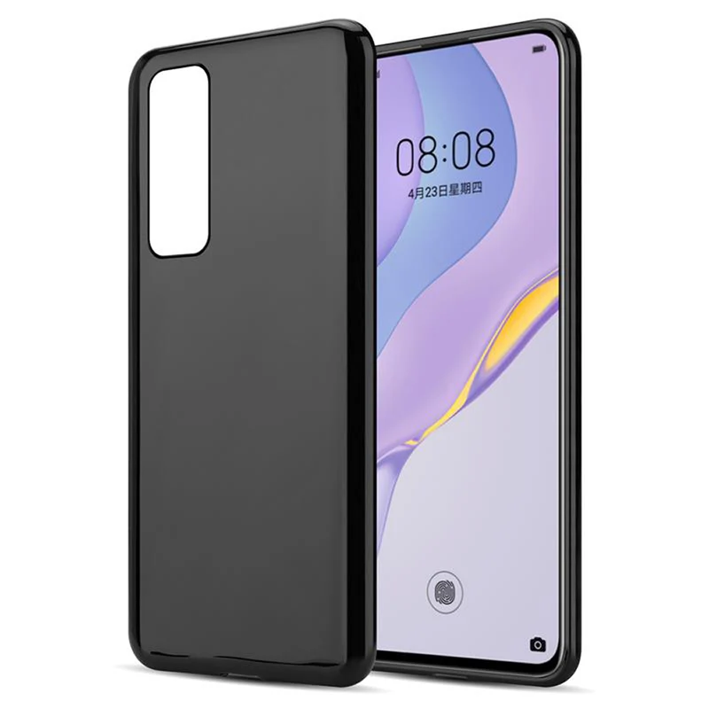 Cadorabo Hülle kompatibel mit Huawei NOVA 7 5G Schutzhülle aus flexiblem TPU Silikon