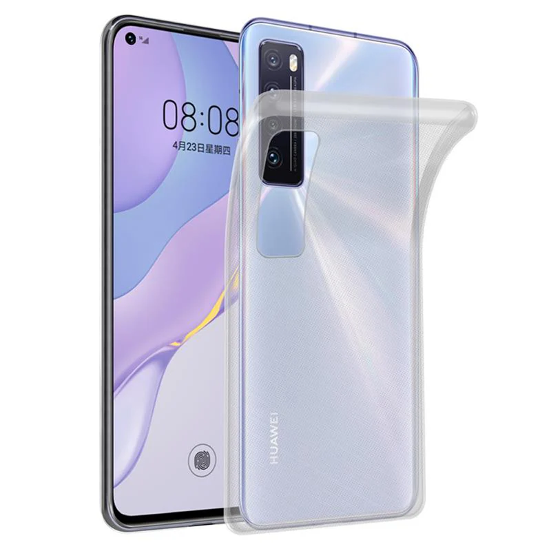Cadorabo Hülle kompatibel mit Huawei NOVA 7 5G Schutzhülle aus flexiblem TPU Silikon