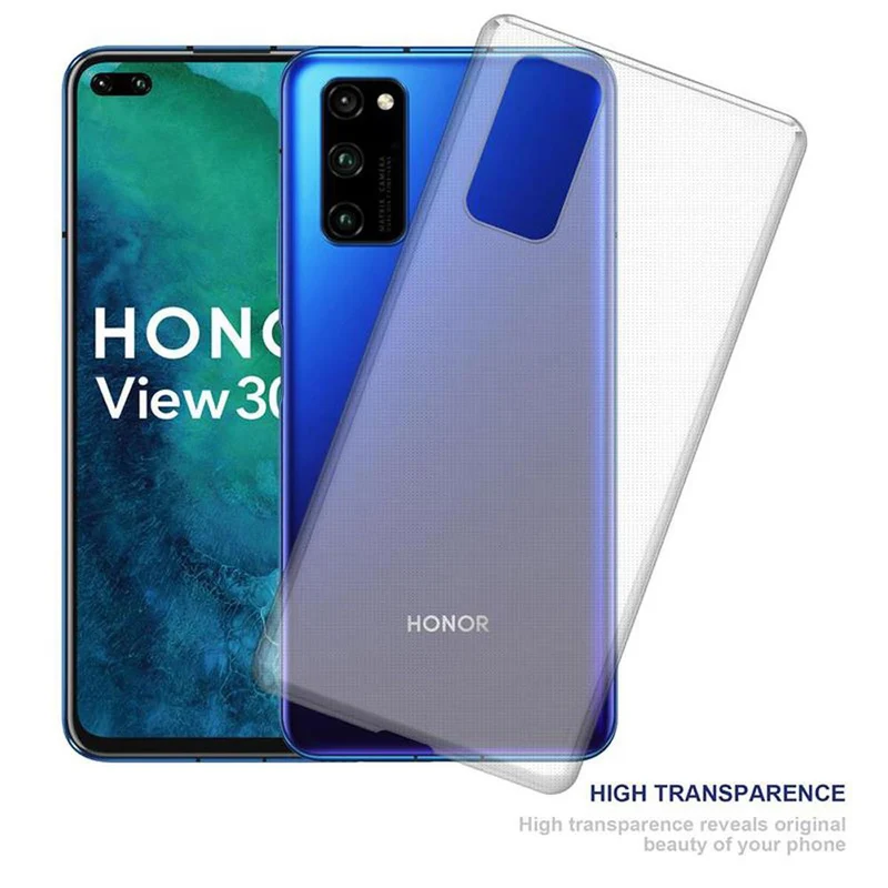 Cadorabo Hülle kompatibel mit Honor View 30 PRO Schutzhülle aus flexiblem TPU Silikon