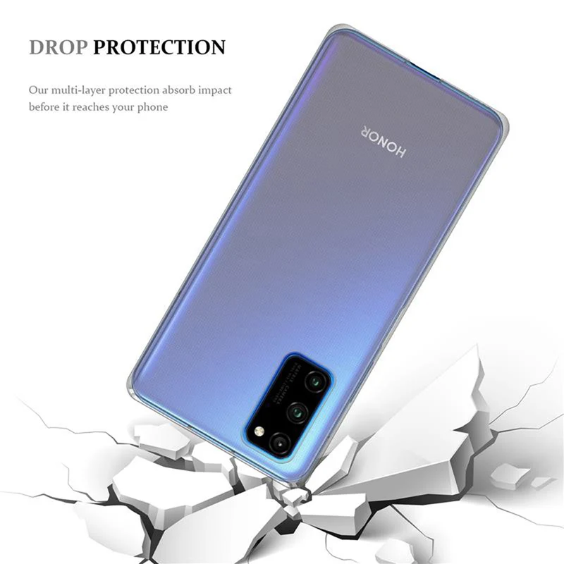 Cadorabo Hülle kompatibel mit Honor View 30 PRO Schutzhülle aus flexiblem TPU Silikon