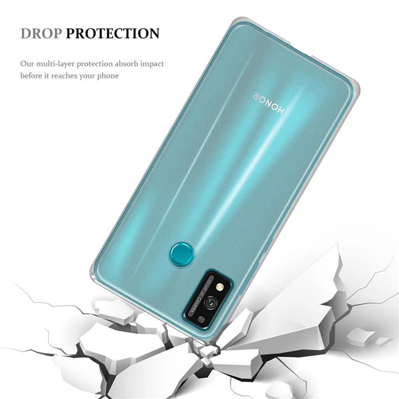 Cadorabo Hülle kompatibel mit Honor 9X LITE Schutzhülle aus flexiblem TPU Silikon