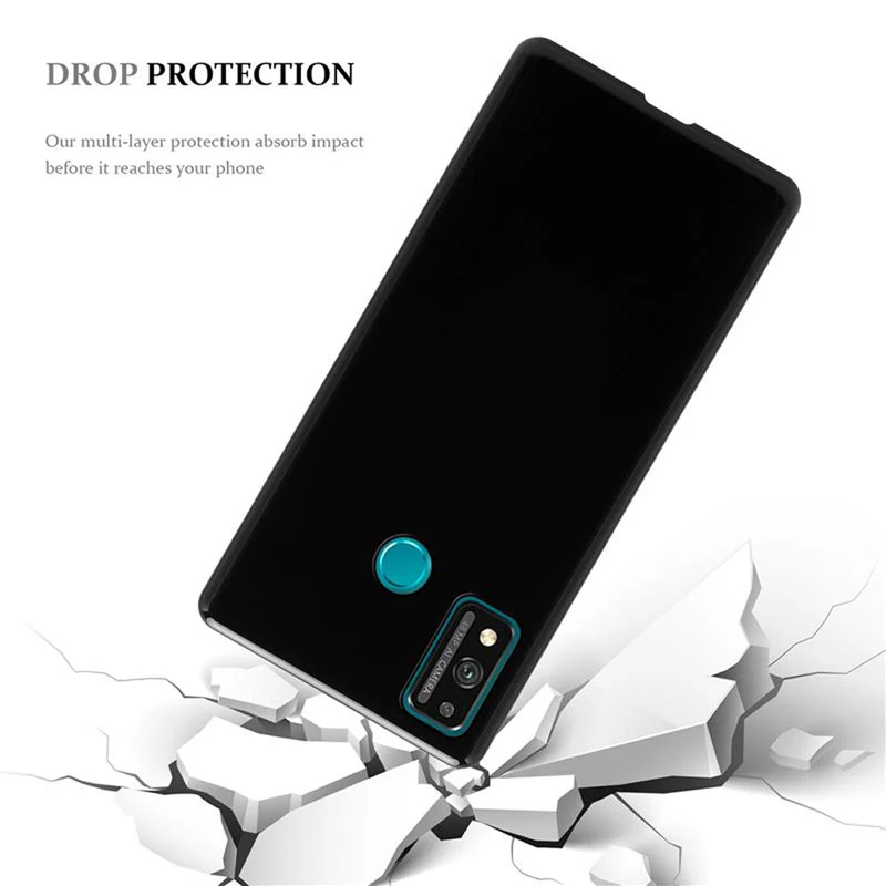 Cadorabo Hülle kompatibel mit Honor 9X LITE Schutzhülle aus flexiblem TPU Silikon