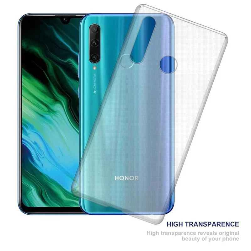 Cadorabo Hülle kompatibel mit Honor 20e Schutzhülle aus flexiblem TPU Silikon