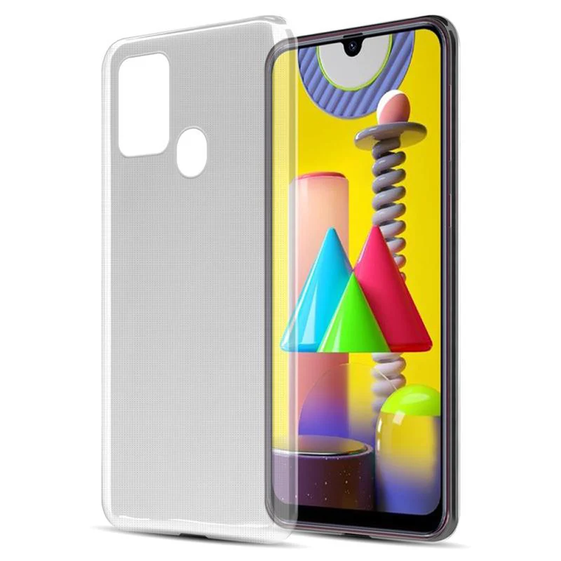 Cadorabo Hülle kompatibel mit Samsung Galaxy M31 Schutzhülle aus flexiblem TPU Silikon