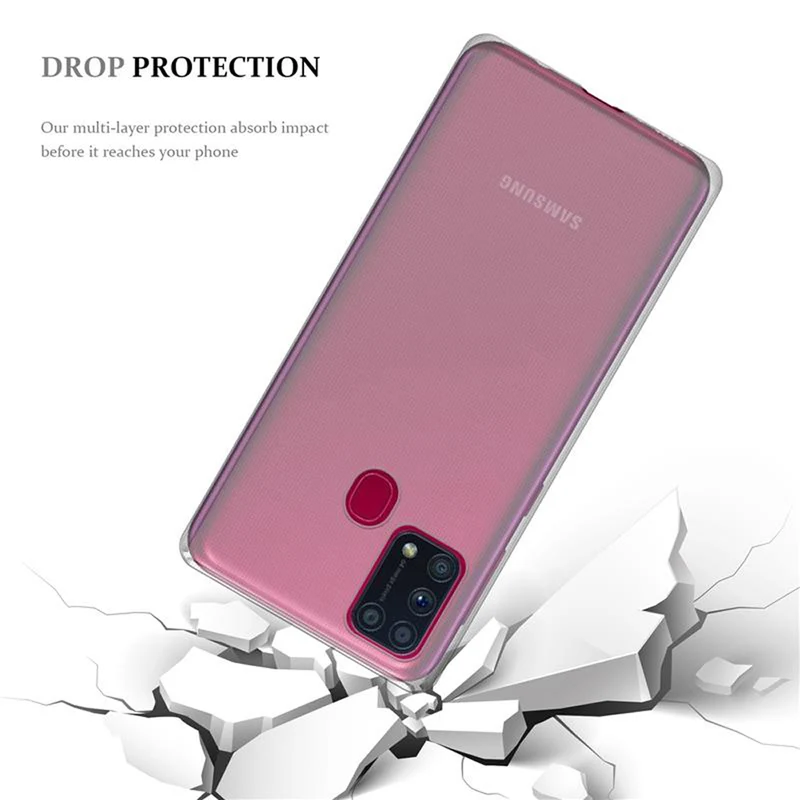 Cadorabo Hülle kompatibel mit Samsung Galaxy M31 Schutzhülle aus flexiblem TPU Silikon