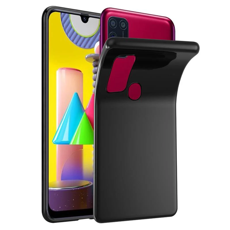 Cadorabo Hülle kompatibel mit Samsung Galaxy M31 Schutzhülle aus flexiblem TPU Silikon