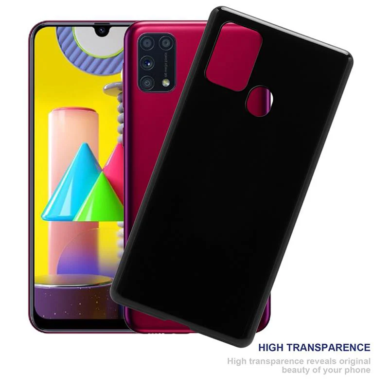 Cadorabo Hülle kompatibel mit Samsung Galaxy M31 Schutzhülle aus flexiblem TPU Silikon