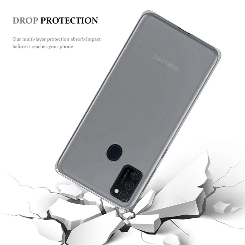 Cadorabo Hülle kompatibel mit Samsung Galaxy M21 / M30s Schutzhülle aus flexiblem TPU Silikon