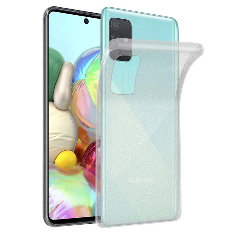 Cadorabo Hülle kompatibel mit Samsung Galaxy A71 5G Schutzhülle aus flexiblem TPU Silikon