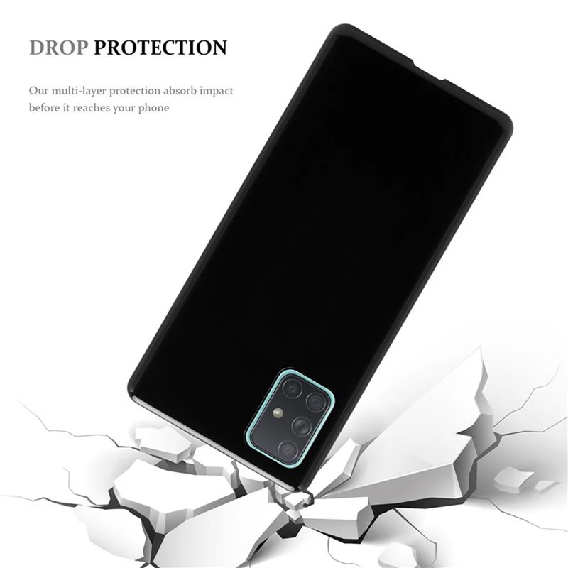 Cadorabo Hülle kompatibel mit Samsung Galaxy A71 5G Schutzhülle aus flexiblem TPU Silikon