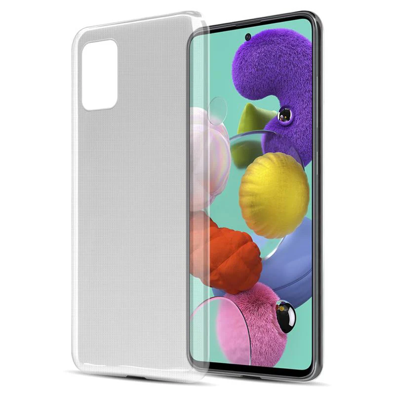 Cadorabo Hülle kompatibel mit Samsung Galaxy A51 5G Schutzhülle aus flexiblem TPU Silikon