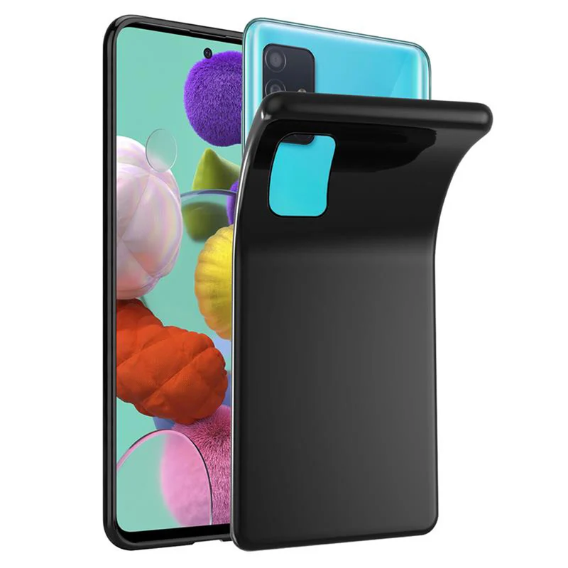 Cadorabo Hülle kompatibel mit Samsung Galaxy A51 5G Schutzhülle aus flexiblem TPU Silikon