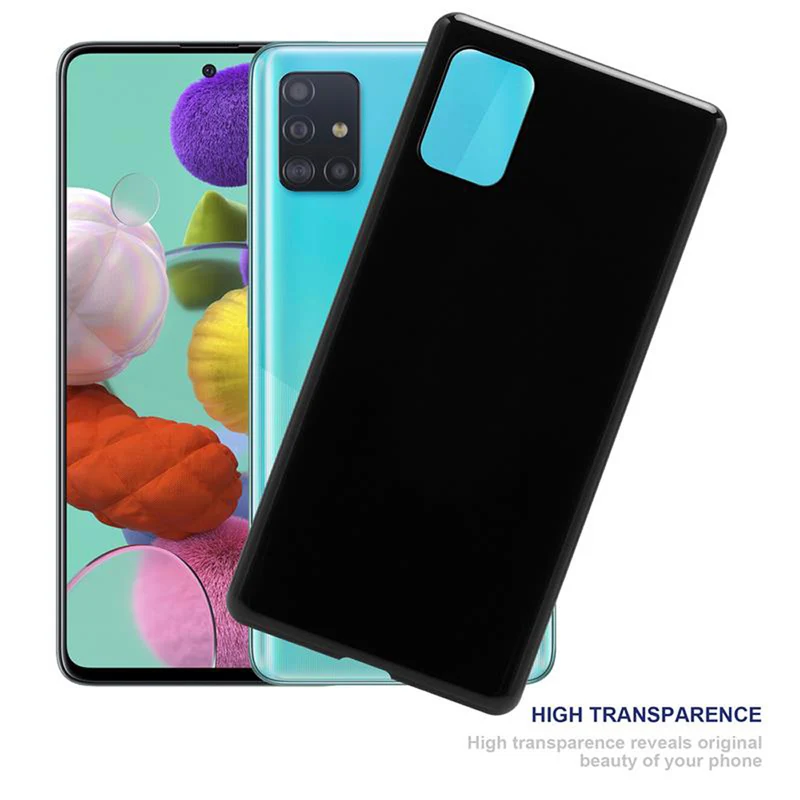 Cadorabo Hülle kompatibel mit Samsung Galaxy A51 5G Schutzhülle aus flexiblem TPU Silikon