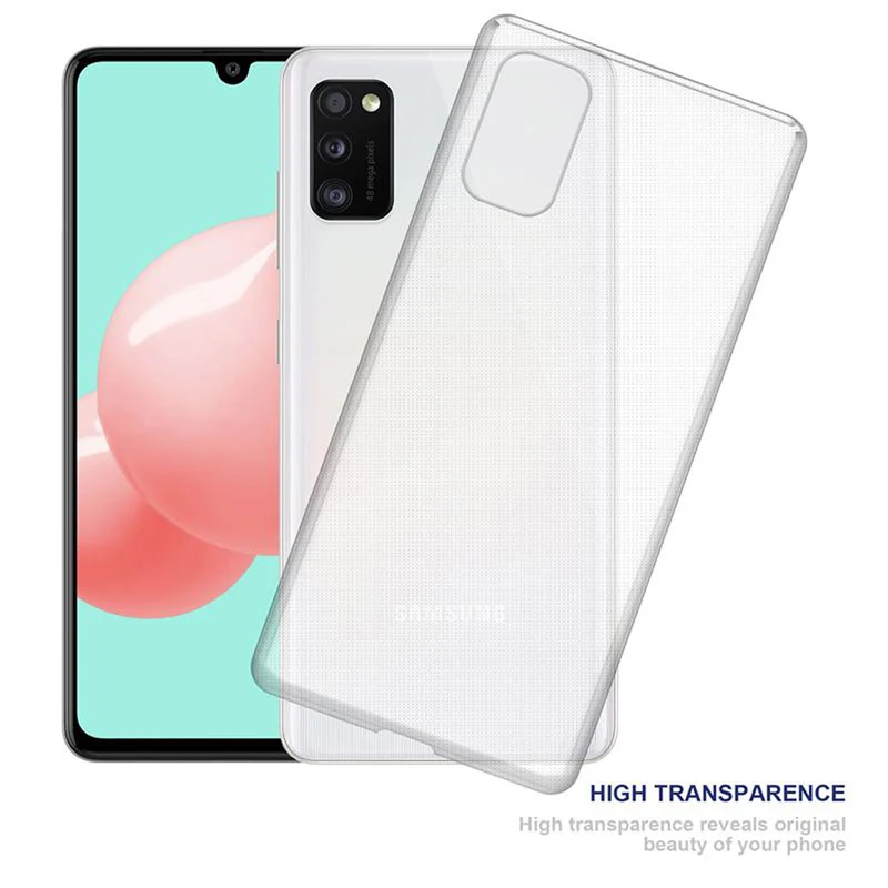 Cadorabo Hülle kompatibel mit Samsung Galaxy A41 Schutzhülle aus flexiblem TPU Silikon