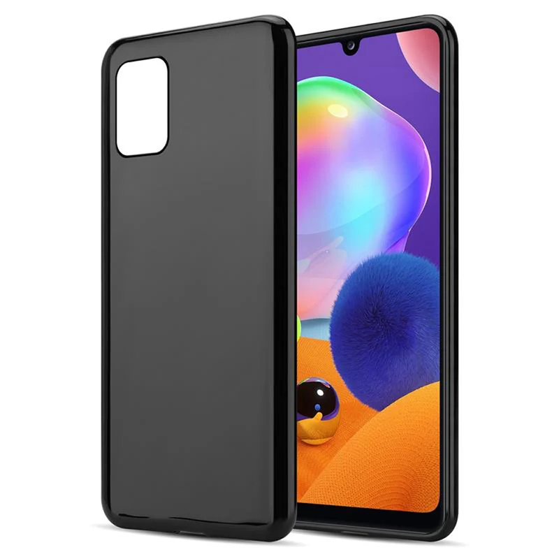 Cadorabo Hülle kompatibel mit Samsung Galaxy A31 Schutzhülle aus flexiblem TPU Silikon