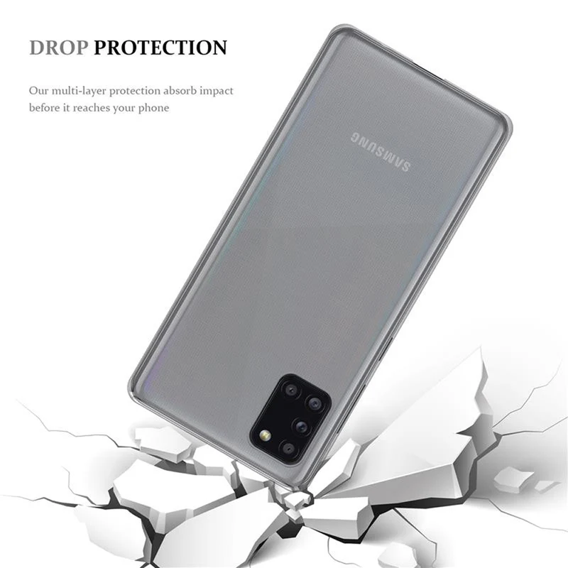 Cadorabo Hülle kompatibel mit Samsung Galaxy A31 Schutzhülle aus flexiblem TPU Silikon
