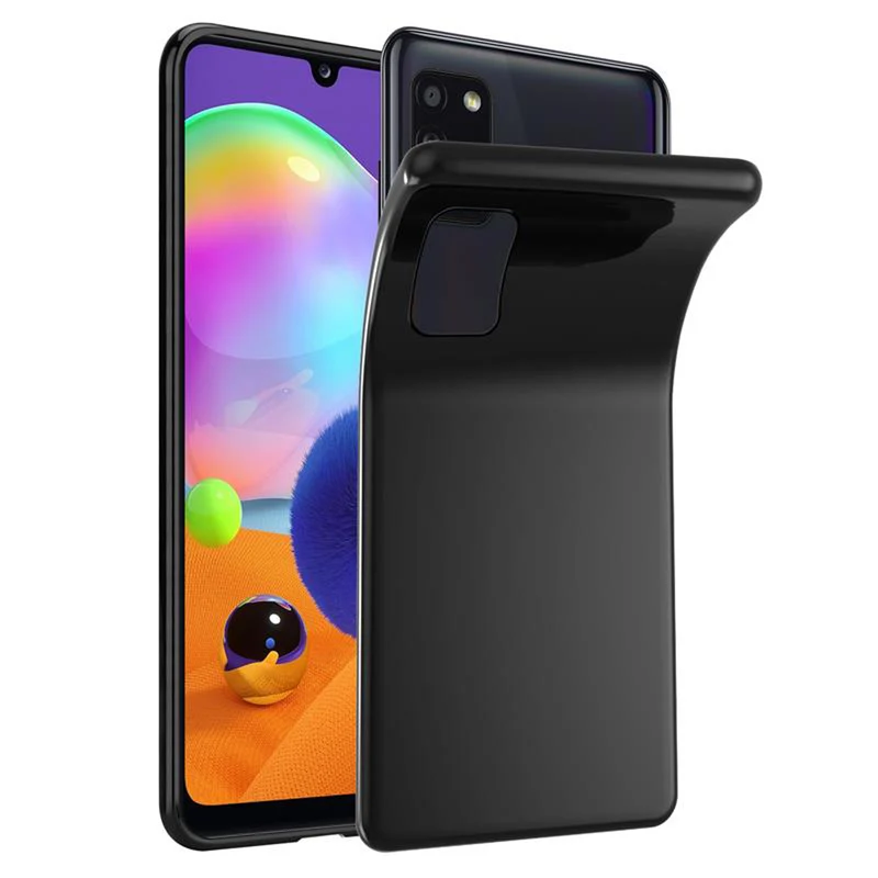 Cadorabo Hülle kompatibel mit Samsung Galaxy A31 Schutzhülle aus flexiblem TPU Silikon