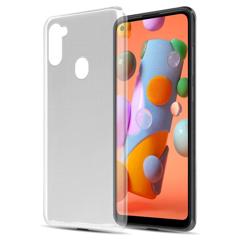 Cadorabo Hülle kompatibel mit Samsung Galaxy A11 / M11 Schutzhülle aus flexiblem TPU Silikon