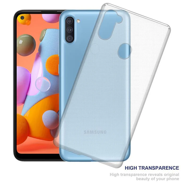 Cadorabo Hülle kompatibel mit Samsung Galaxy A11 / M11 Schutzhülle aus flexiblem TPU Silikon