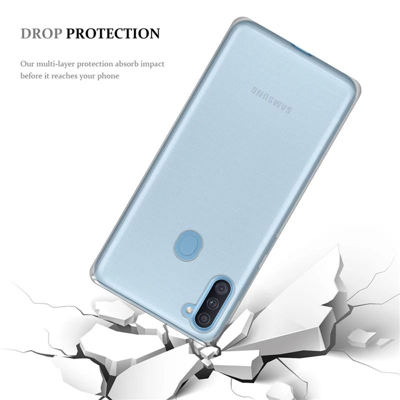 Cadorabo Hülle kompatibel mit Samsung Galaxy A11 / M11 Schutzhülle aus flexiblem TPU Silikon
