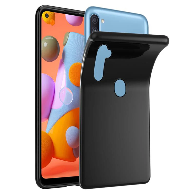 Cadorabo Hülle kompatibel mit Samsung Galaxy A11 / M11 Schutzhülle aus flexiblem TPU Silikon