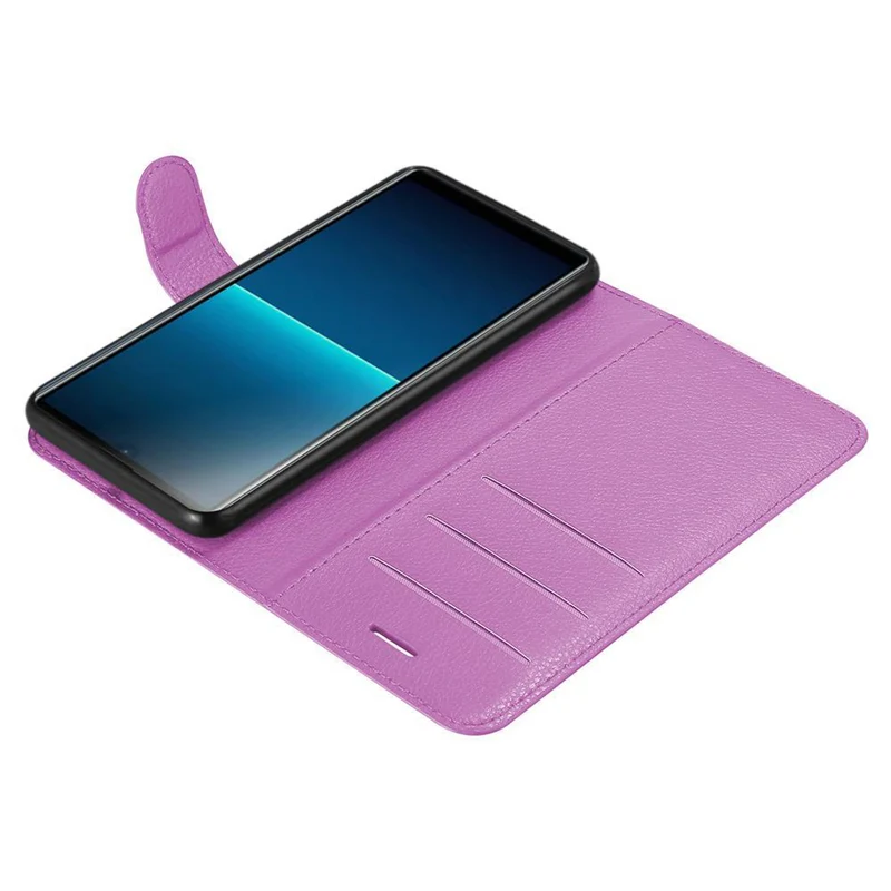 Cadorabo Hülle kompatibel mit Sony Xperia L4 Schutzhülle mit Magnetverschluss, Standfunktion und Kartenfach