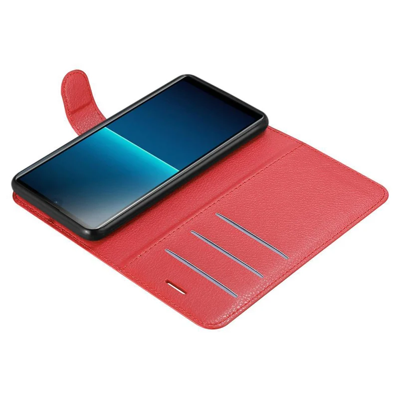 Cadorabo Hülle kompatibel mit Sony Xperia L4 Schutzhülle mit Magnetverschluss, Standfunktion und Kartenfach