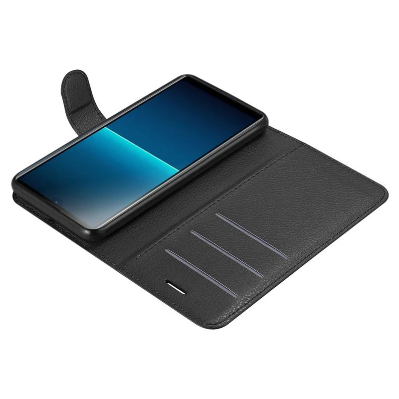 Cadorabo Hülle kompatibel mit Sony Xperia L4 Schutzhülle mit Magnetverschluss, Standfunktion und Kartenfach