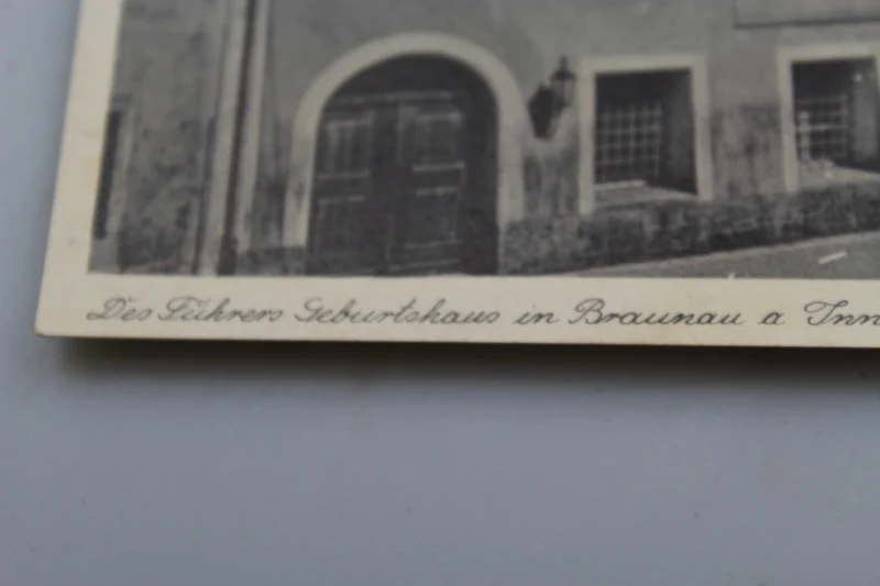 "Des Führers Geburtshaus in Braunau am Inn" Postkarte