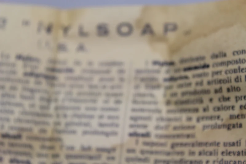 3922 - „Nylsoap“ US ARMY-Seife mit Anleitung in Englisch, Französisch und Italienisch
