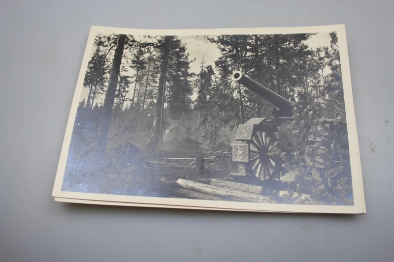 Nr. 7 Postkarten aus der Serie "Kampf der SS-Gebirgsdivision "NORD" in Karelien -"