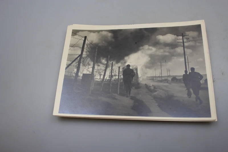 Nr. 7 Postkarten aus der Serie "Kampf der SS-Gebirgsdivision "NORD" in Karelien -"